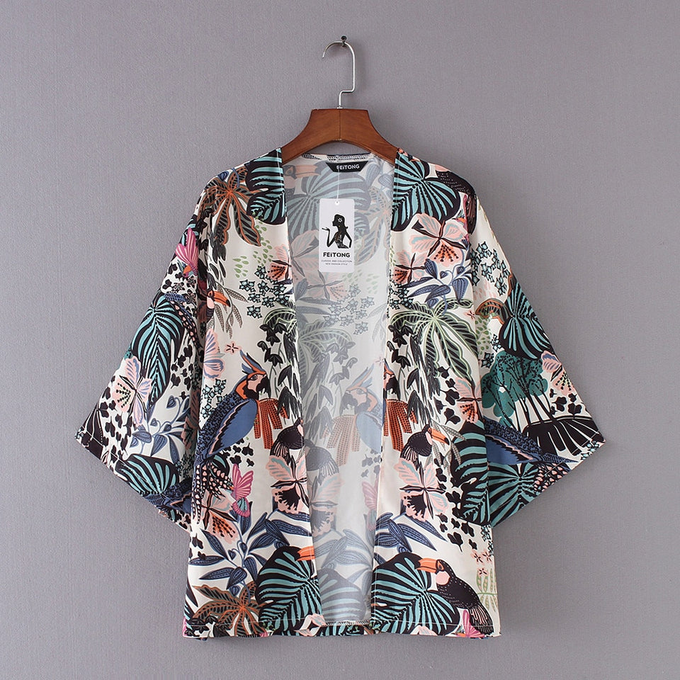 Beach Chiffon kimono