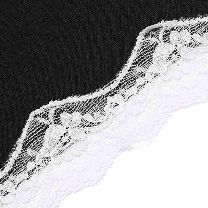 Cotton V-neck Spaghetti strap slip