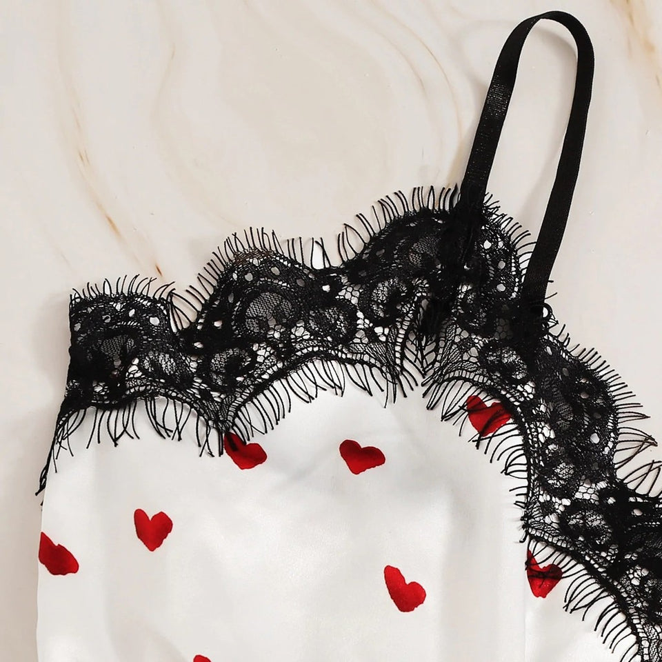 Hearts on cloud Cami set