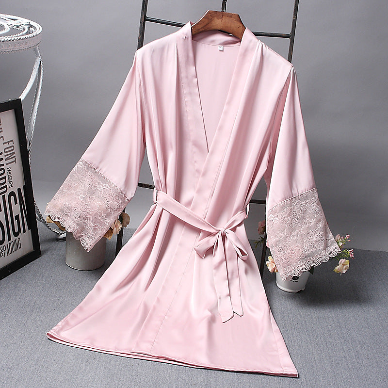 Bridesmaid Elegant Satin Robe