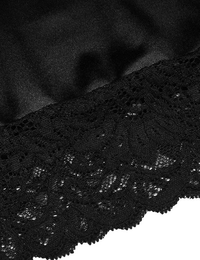 Lace Stretchy Satin Slip