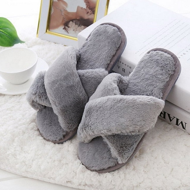 Fur Slip On