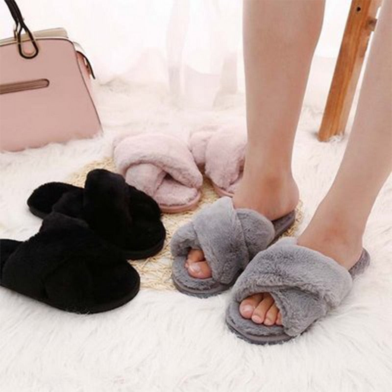 Fur Slip On