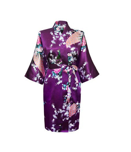 Silk Satin Wedding Bride Bridesmaid Robe