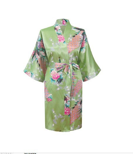 Silk Satin Wedding Bride Bridesmaid Robe