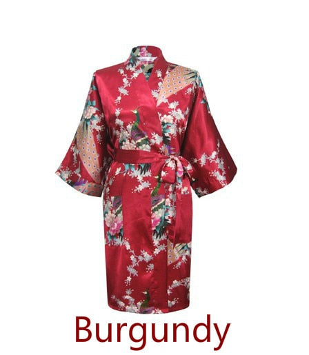 Silk Satin Wedding Bride Bridesmaid Robe