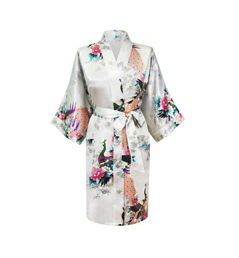 Silk Satin Wedding Bride Bridesmaid Robe