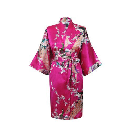 Silk Satin Wedding Bride Bridesmaid Robe