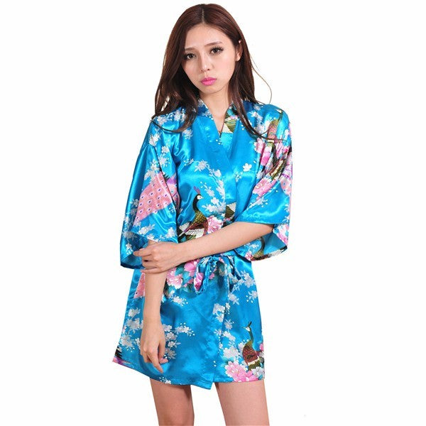 Silk Satin Wedding Bride Bridesmaid Robe
