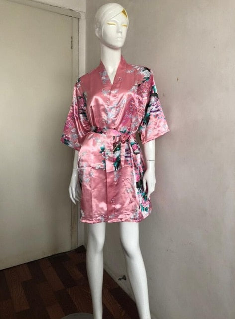 Silk Satin Wedding Bride Bridesmaid Robe