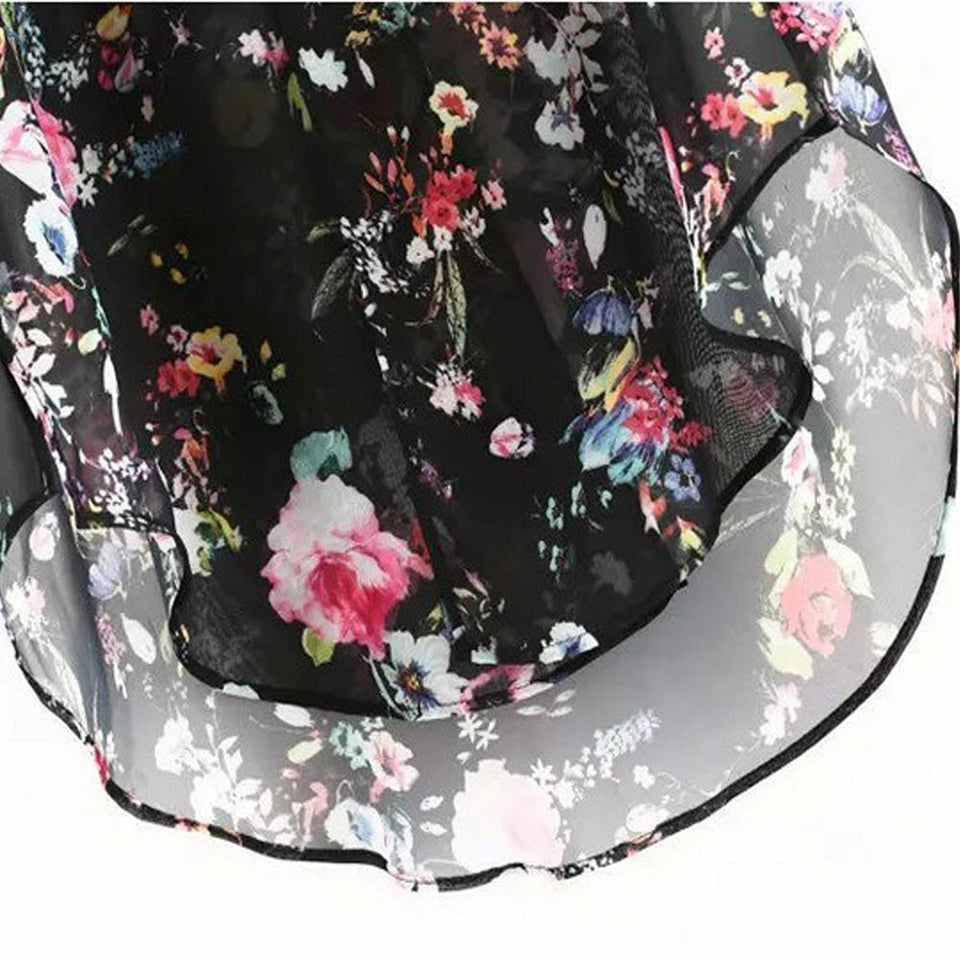Floral Chiffon Kimono