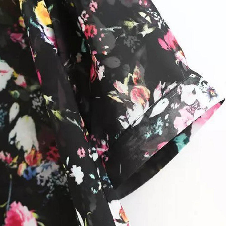 Floral Chiffon Kimono