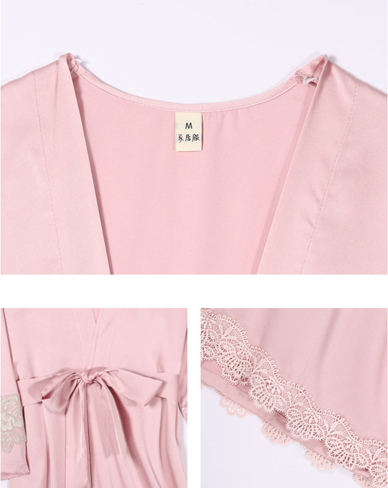 Five-pieces Lace nightwear sets