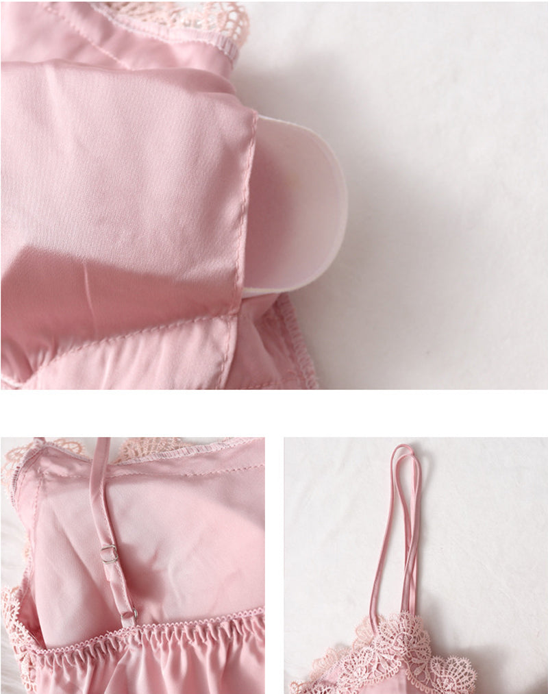 Five-pieces Lace nightwear sets