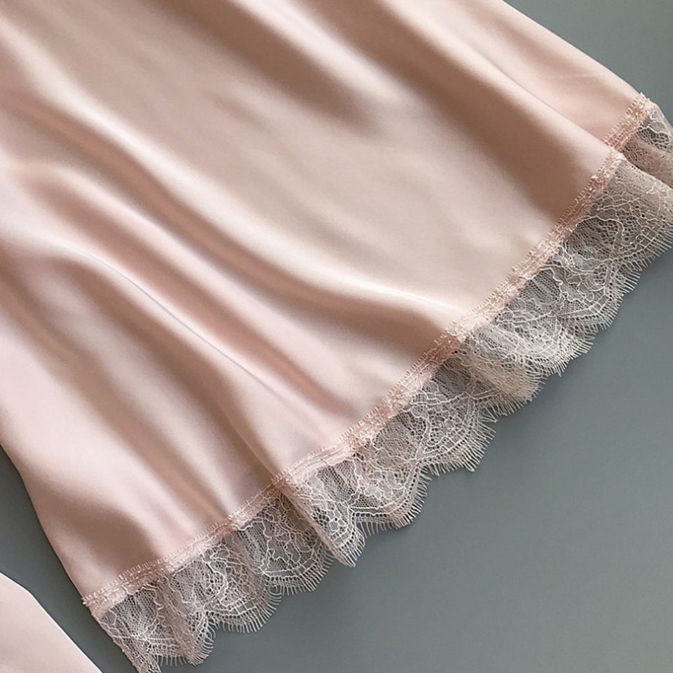 Lace Kimono Robe Set