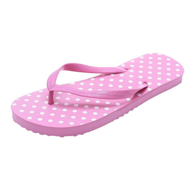 Summer Dot Beach Anti-slip Flip Flops