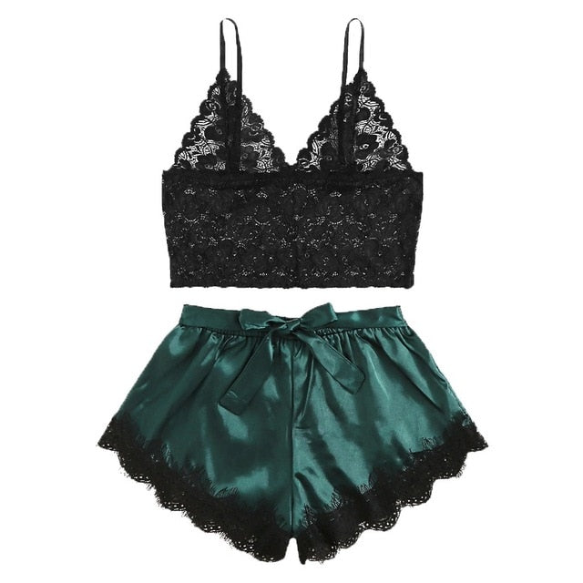 Bow with my Mesh Cami set