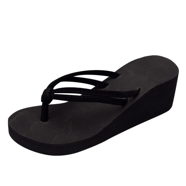 Non-Slip High-Heeled Wedges