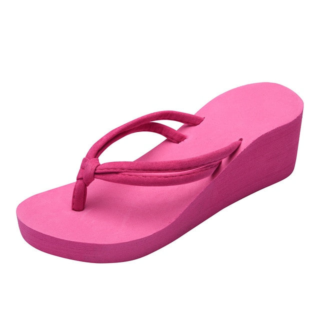 Non-Slip High-Heeled Wedges