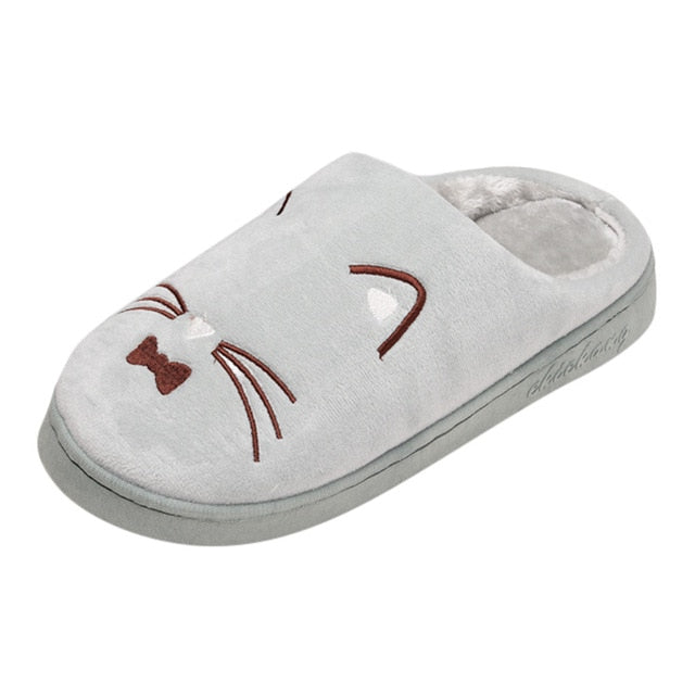 Warm Cartoon Non-slip Home Slippers