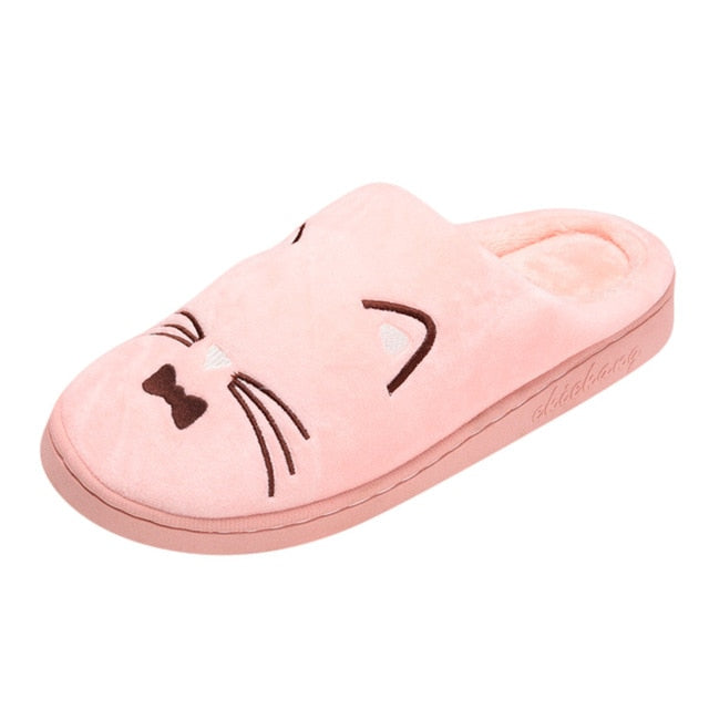 Warm Cartoon Non-slip Home Slippers