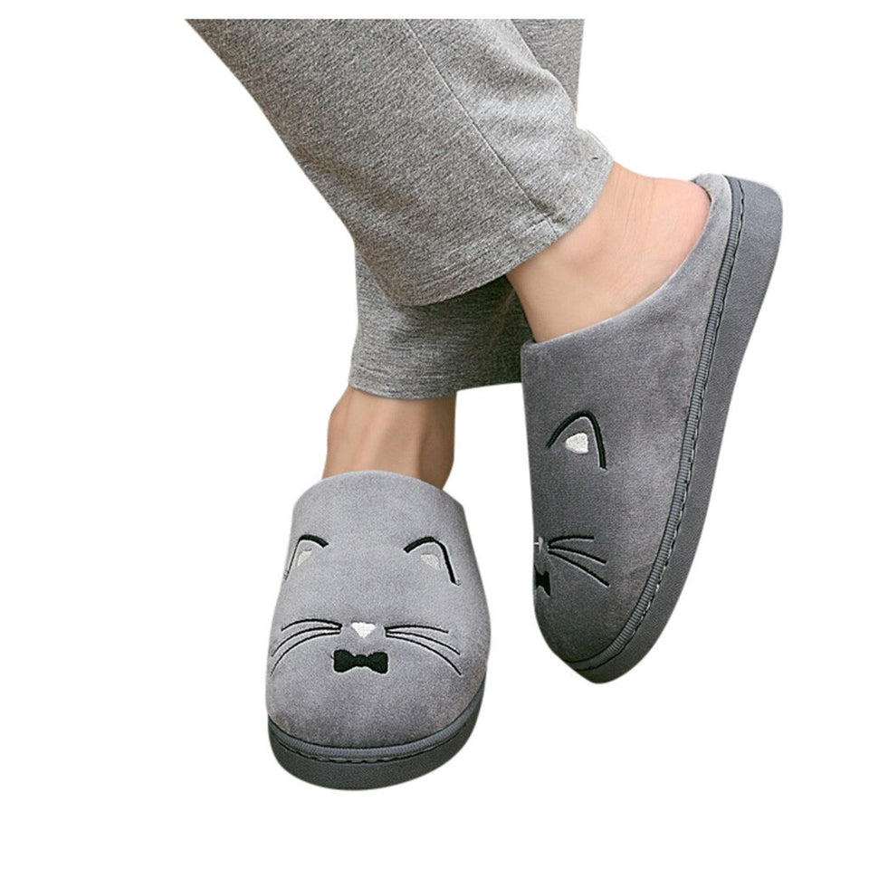 Warm Cartoon Non-slip Home Slippers