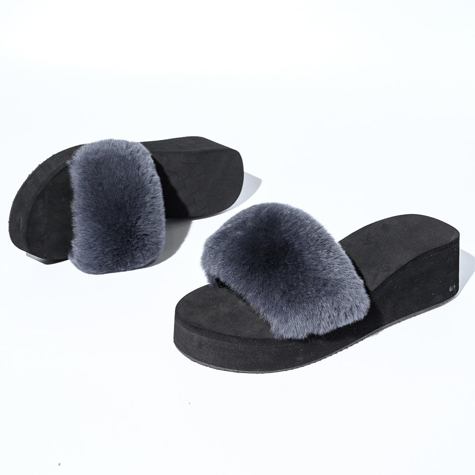 Casual Fluffy Slip On