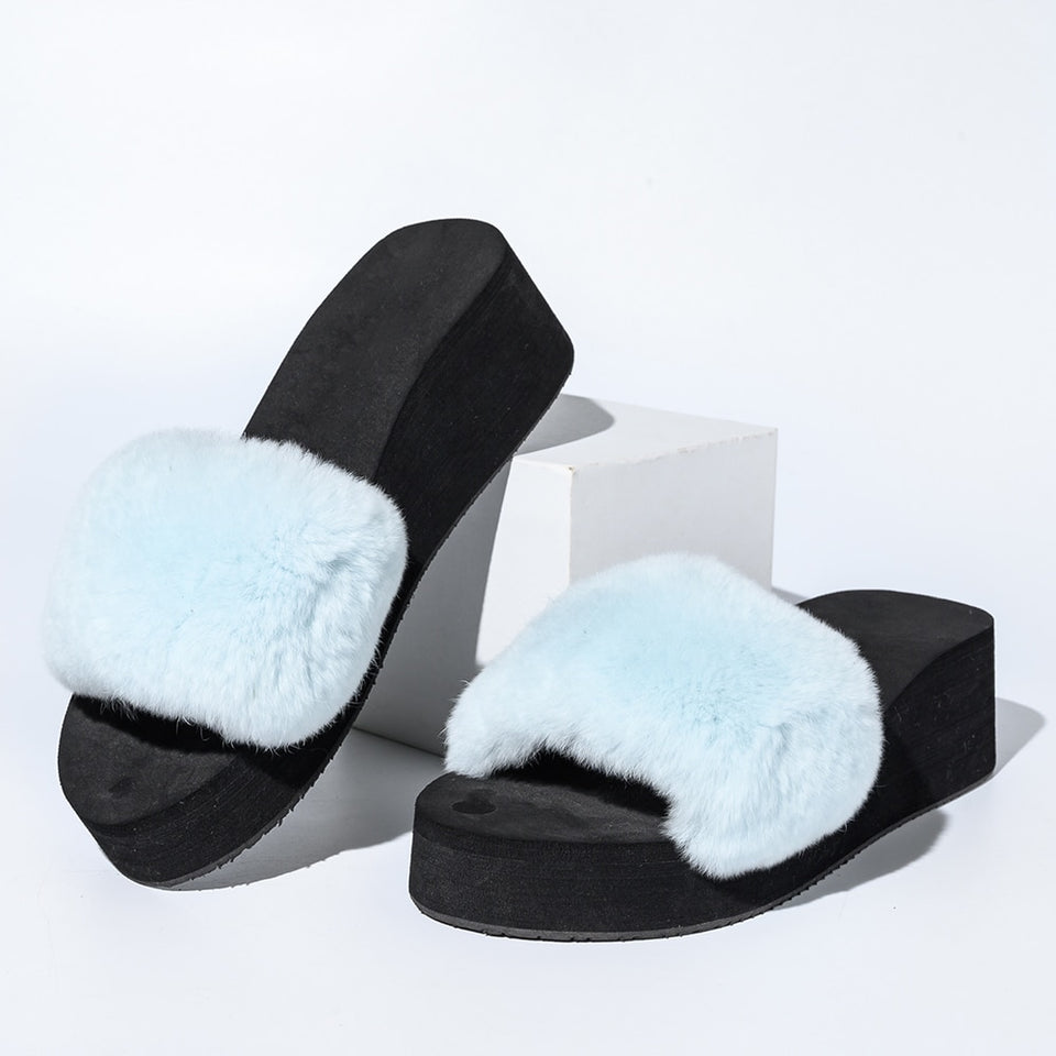 Casual Fluffy Slip On
