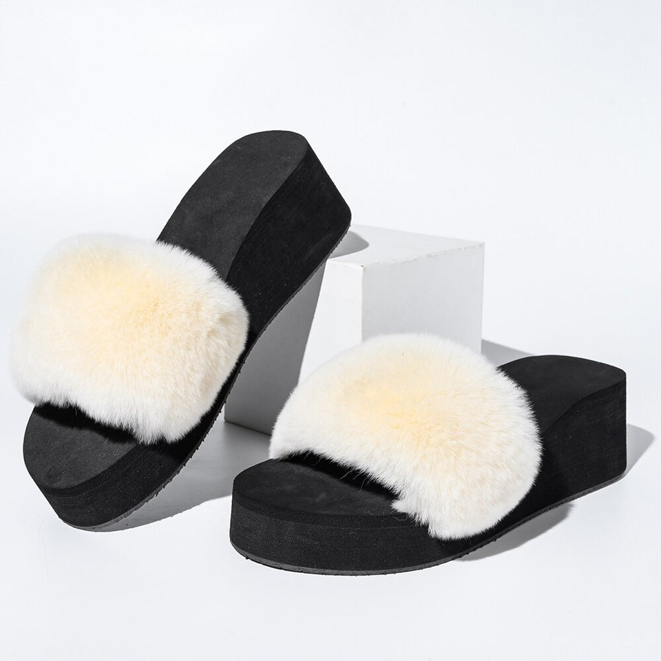 Casual Fluffy Slip On