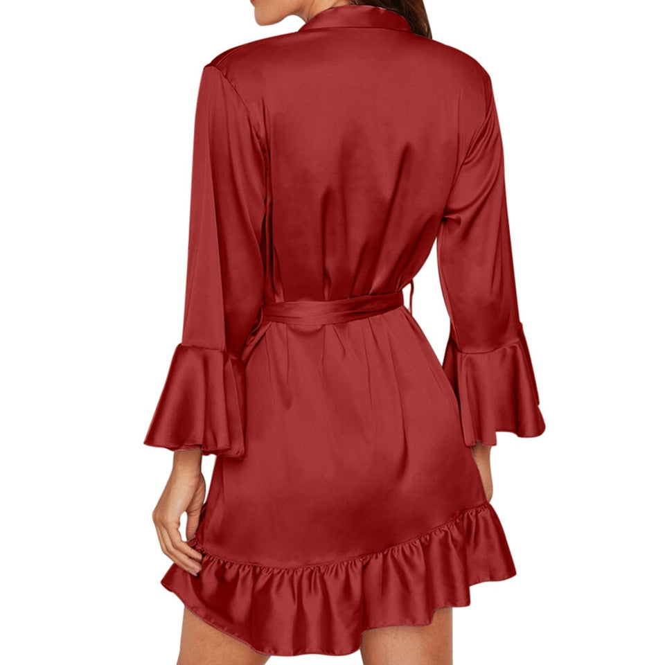 Silk Kimono Robe/Bathrobe
