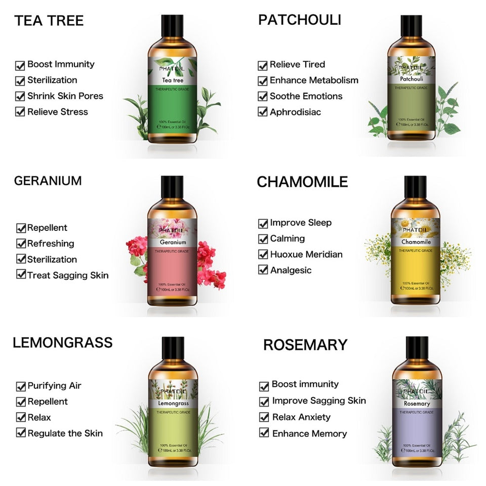 100ml Pure Natural Rose Essential Oils