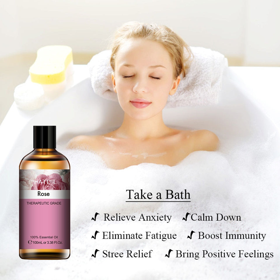 100ml Pure Natural Rose Essential Oils