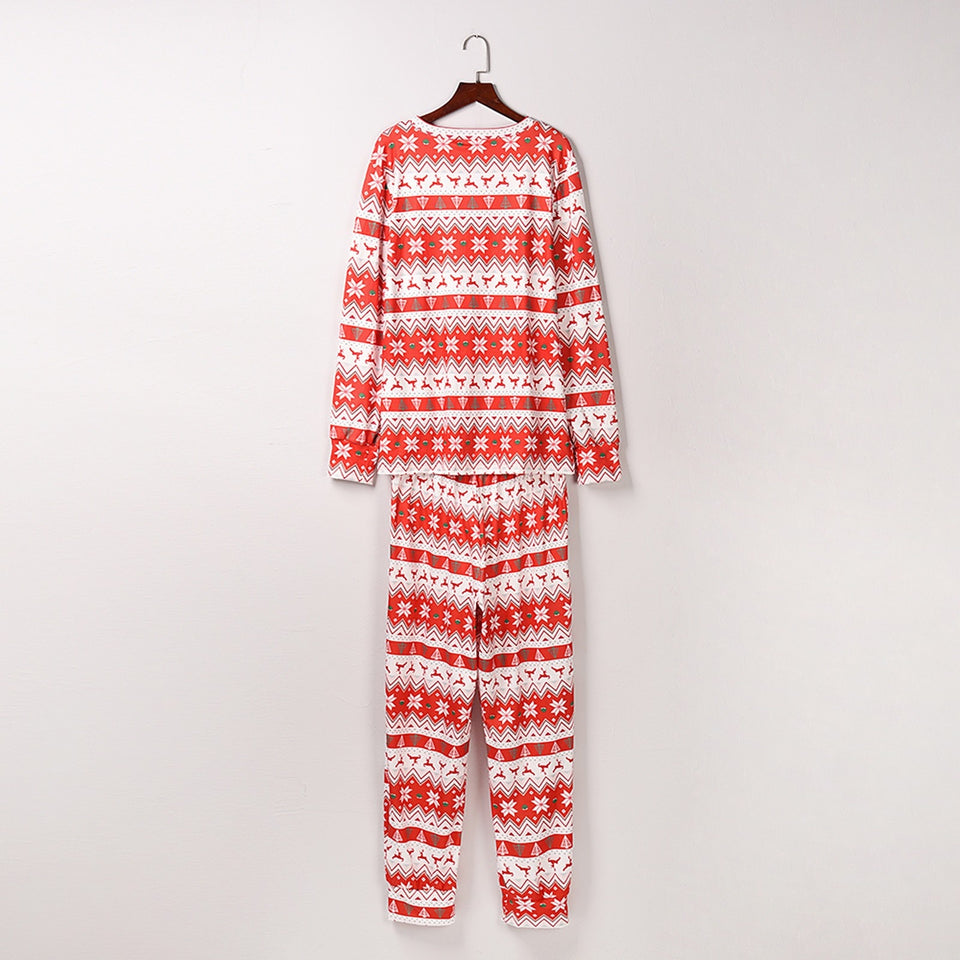 Christmas Pocket Long Sleeve Pajama