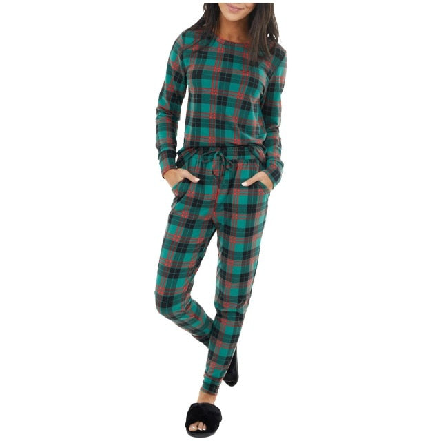 Christmas Pocket Long Sleeve Pajama