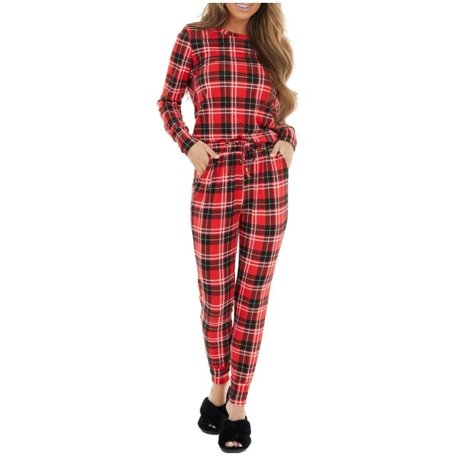 Christmas Pocket Long Sleeve Pajama