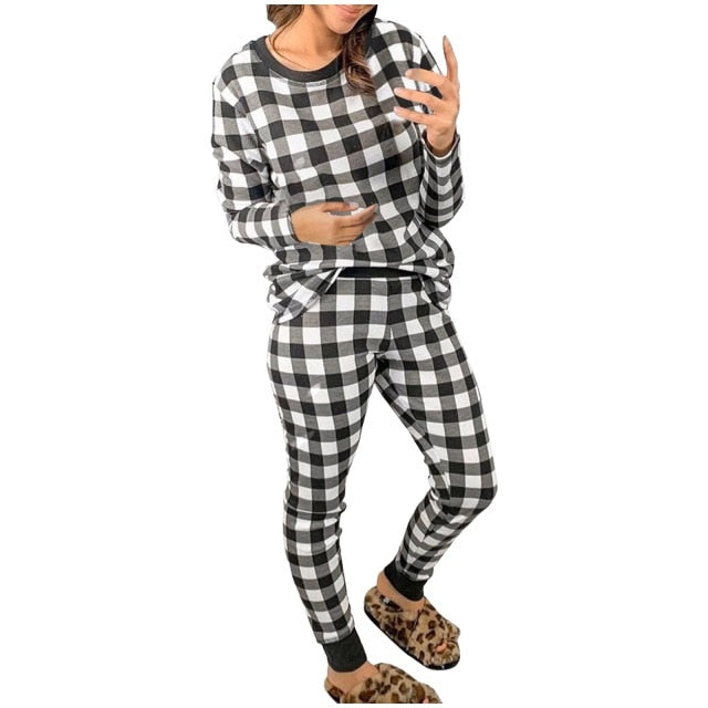 Christmas Pocket Long Sleeve Pajama