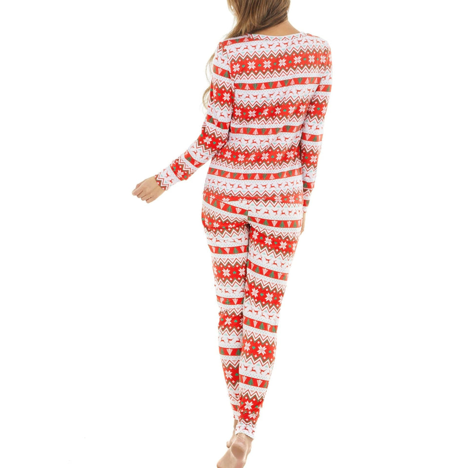 Christmas Pocket Long Sleeve Pajama