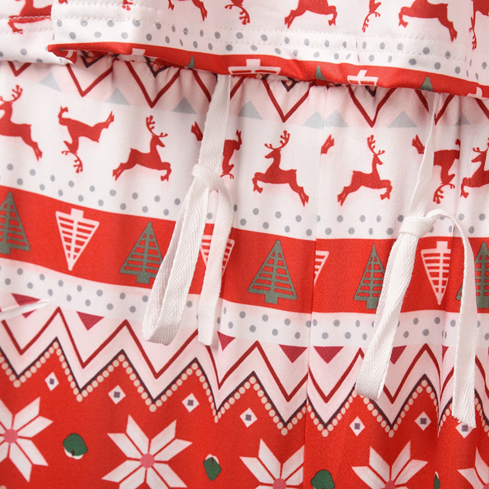 Christmas Pocket Long Sleeve Pajama