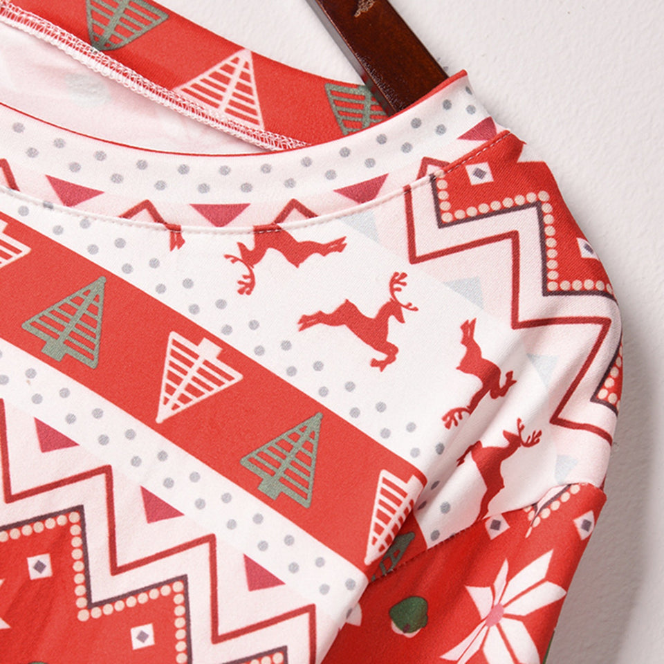 Christmas Pocket Long Sleeve Pajama