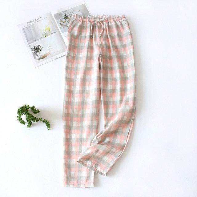 Double-layer Pink Pajama Pants