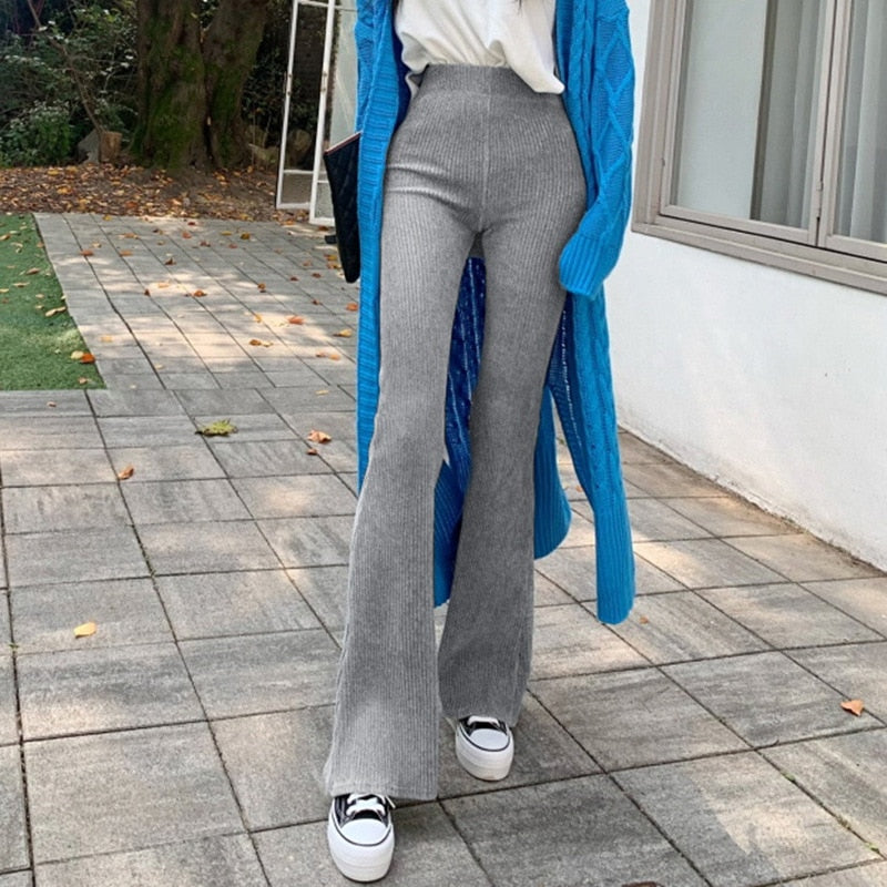 Skinny Casual Corduroy Trousers
