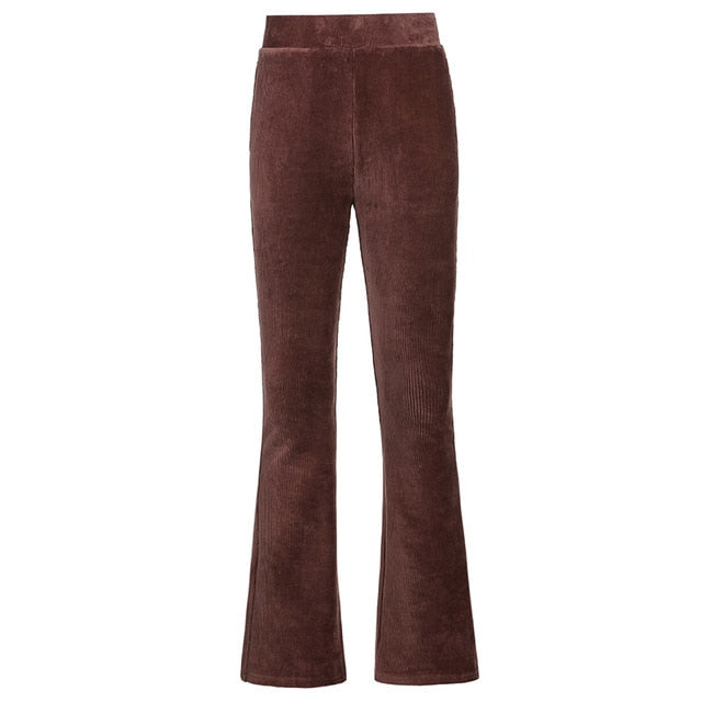 Skinny Casual Corduroy Trousers