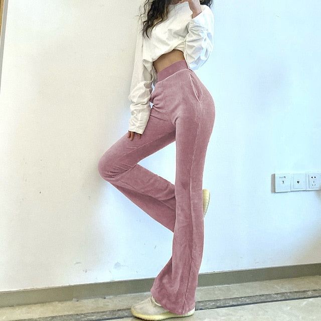 Skinny Casual Corduroy Trousers