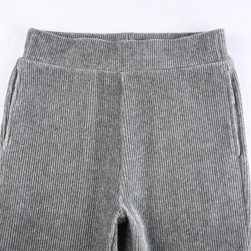 Skinny Casual Corduroy Trousers