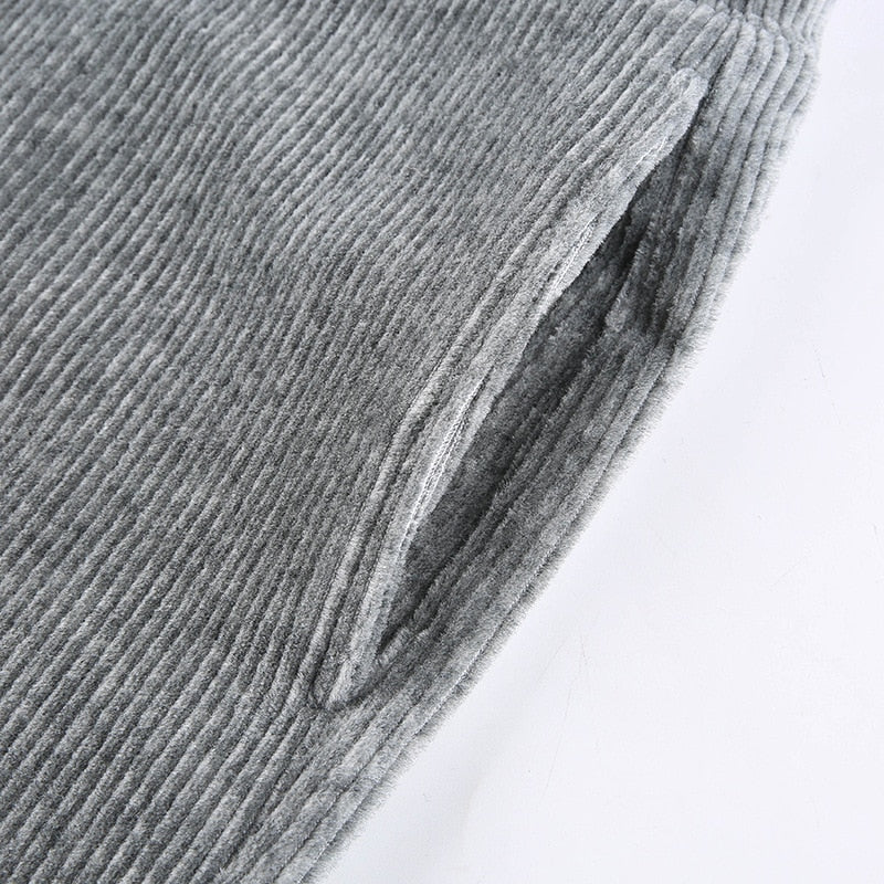 Skinny Casual Corduroy Trousers