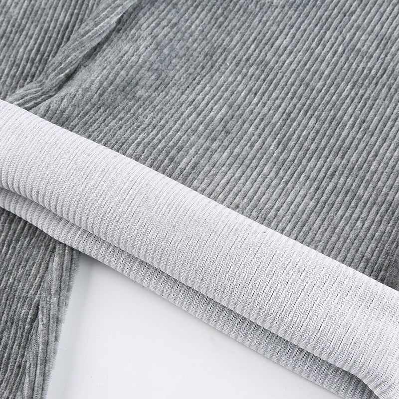 Skinny Casual Corduroy Trousers