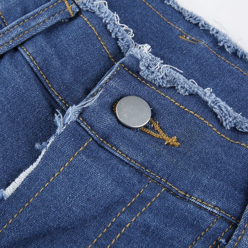 90s Contrast Patchwork Denim