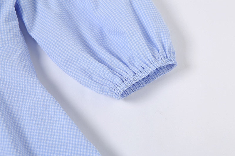 Puff Short Sleeve Mini Summer Dress