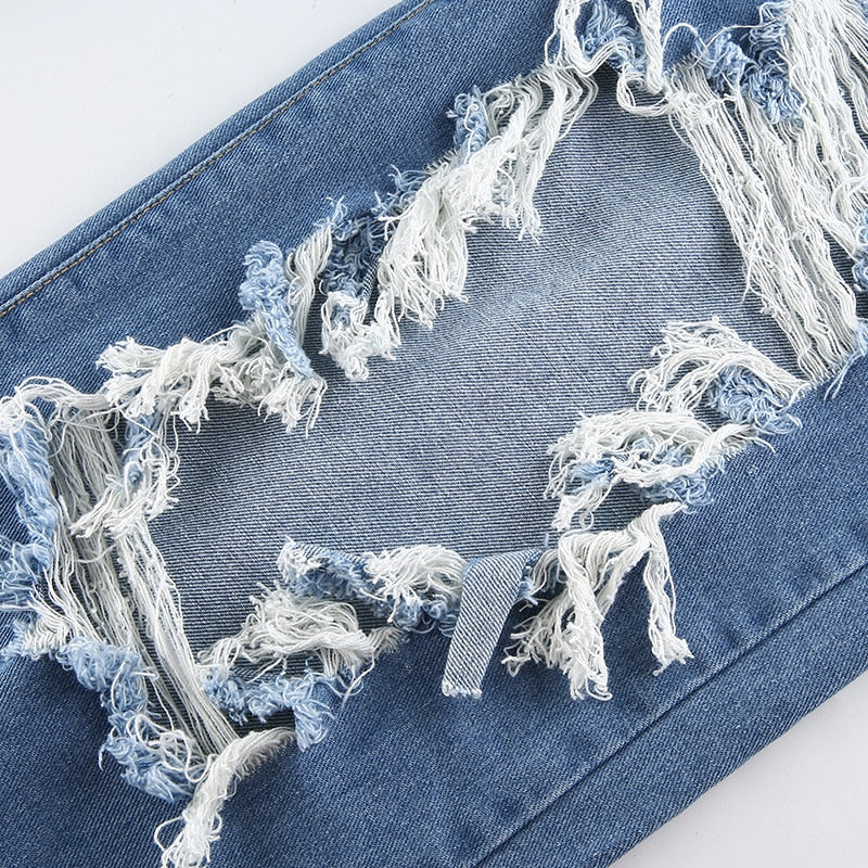 Ripped Baggy High waist Jeans