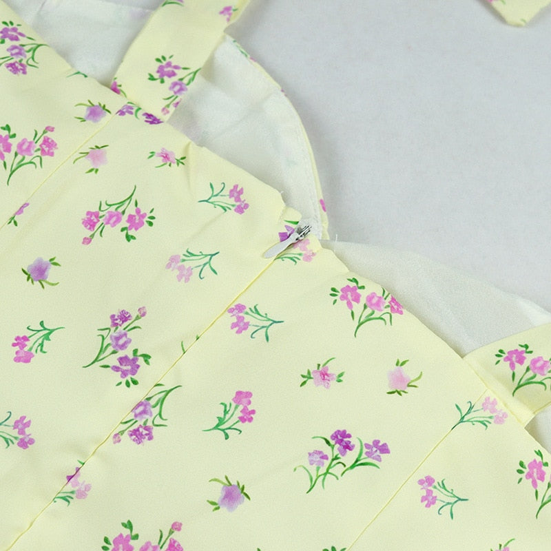 Floral Printed Split Dress
